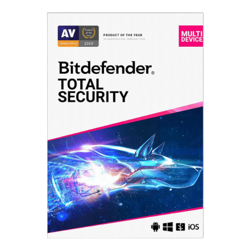 Bitdefender Total Security | 1-3 Devices | 1-3 Years License | Advanced Malware Protection