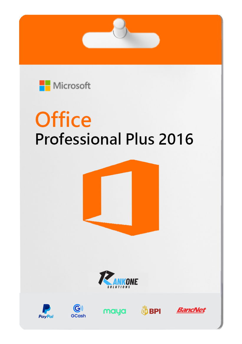 Microsoft Office Professional Plus 2016 Product Key For 1 PC, Lifetime