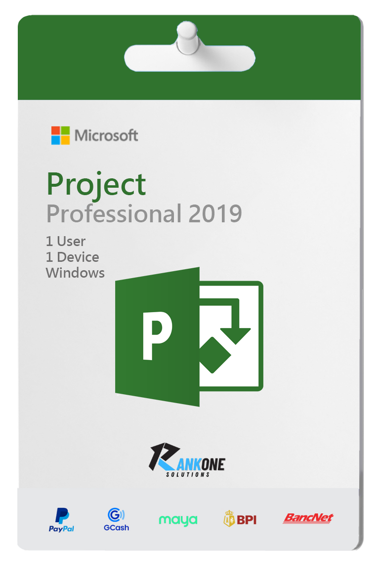 Microsoft Project Professional 2019 Product Key For 1 PC, Lifetime