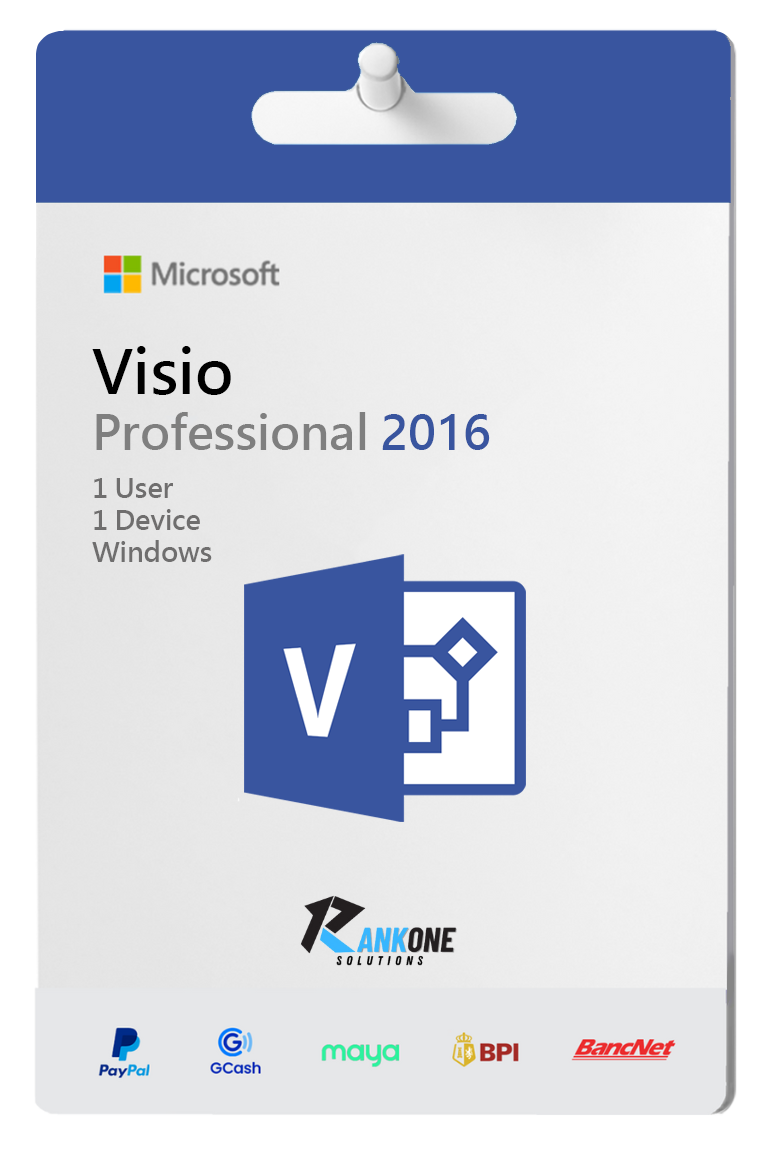 Microsoft Visio Professional 2016 Product Key For 1 PC, Lifetime