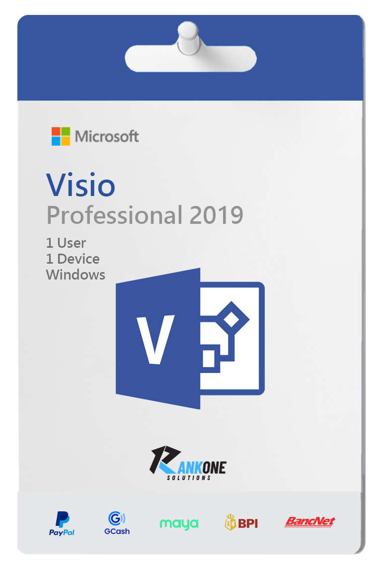 Microsoft Visio Professional 2019 Product Key For 1 PC, Lifetime